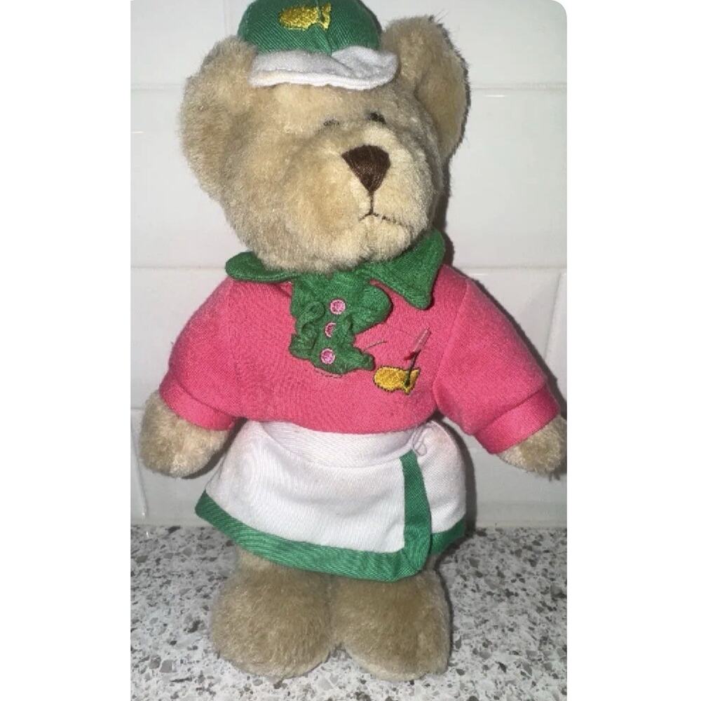 2016 Masters Golf Tournament Augusta GA National Plush Girl Teddy Bear Skort 10”